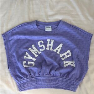 Gymshark Purple Mesh Crop Top